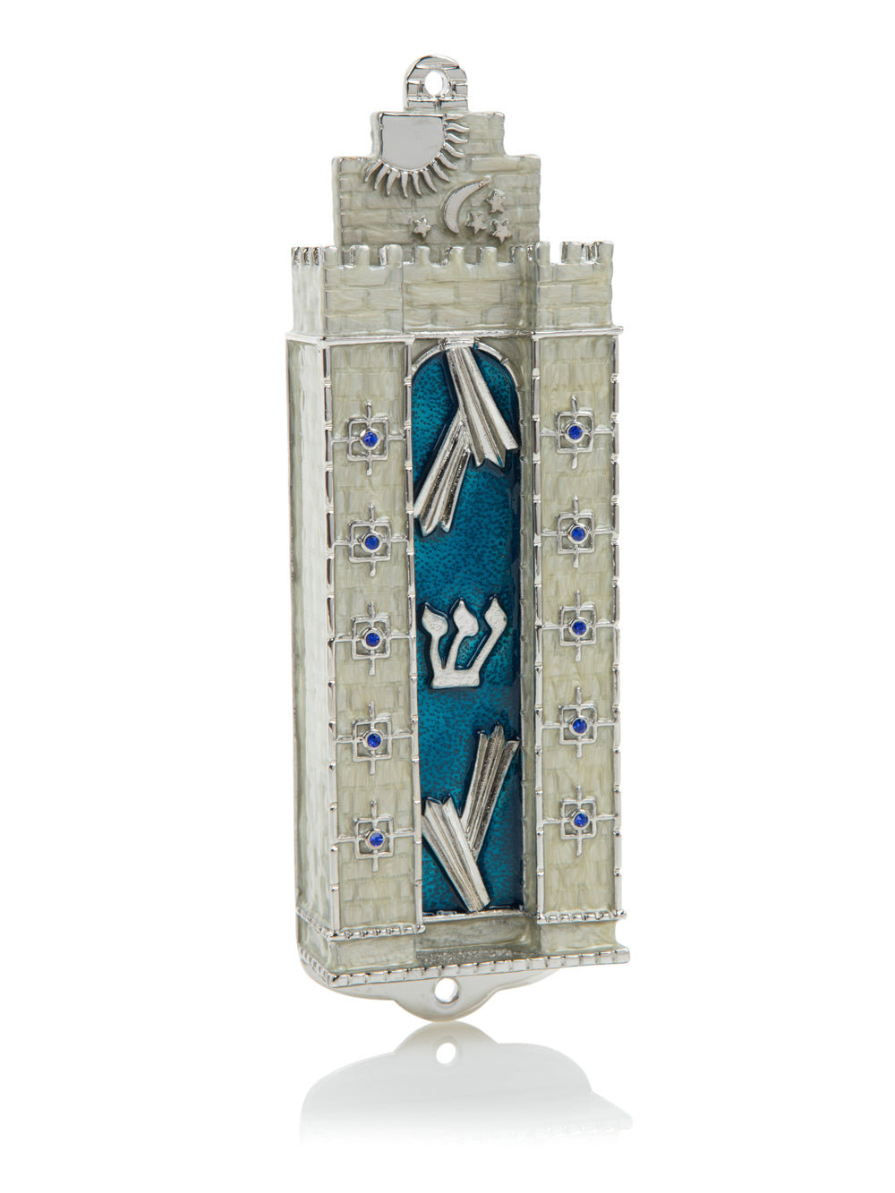 Keren Kopal Western Wall style Decorated Mezuzah