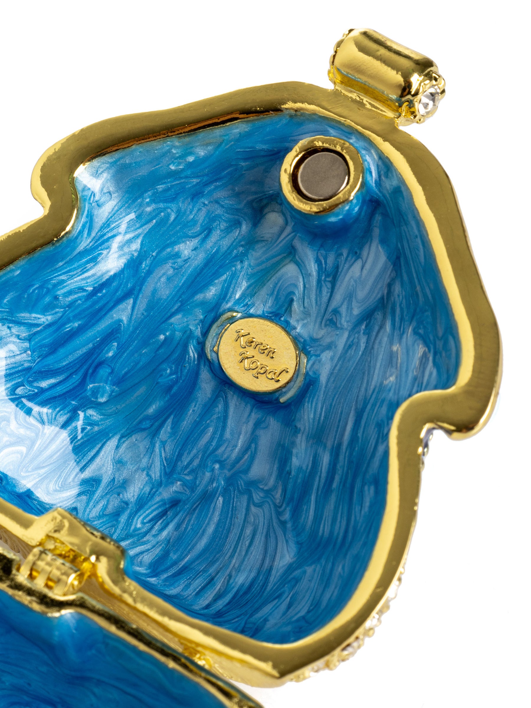Keren Kopal Golden Blue Purse