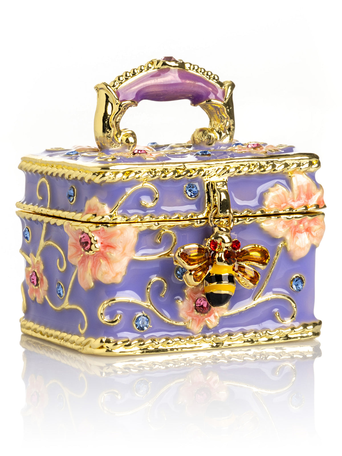 Keren Kopal vintage travel Bag with a Bee Lock