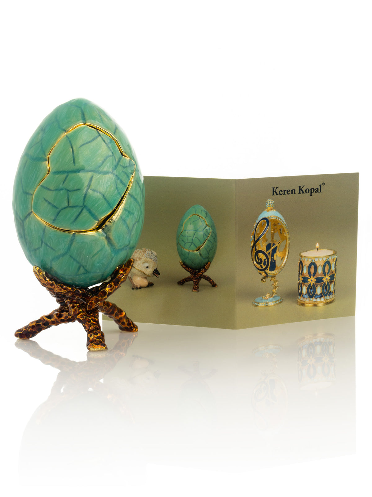 Keren Kopal Turquoise Faberge Egg