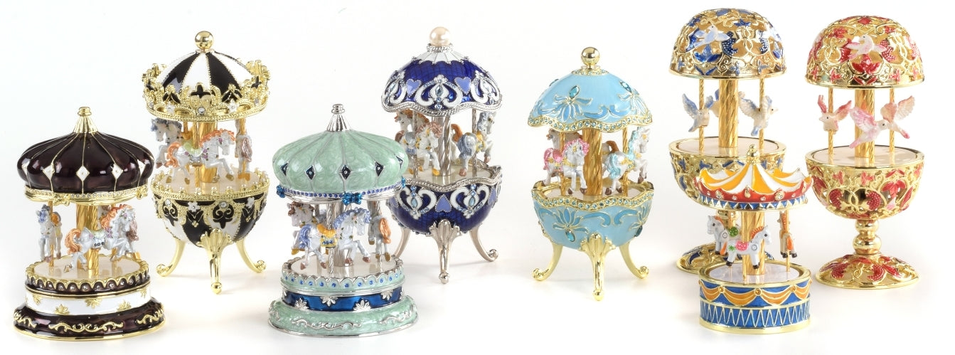 Keren Kopal musical carousels and egg music boxes