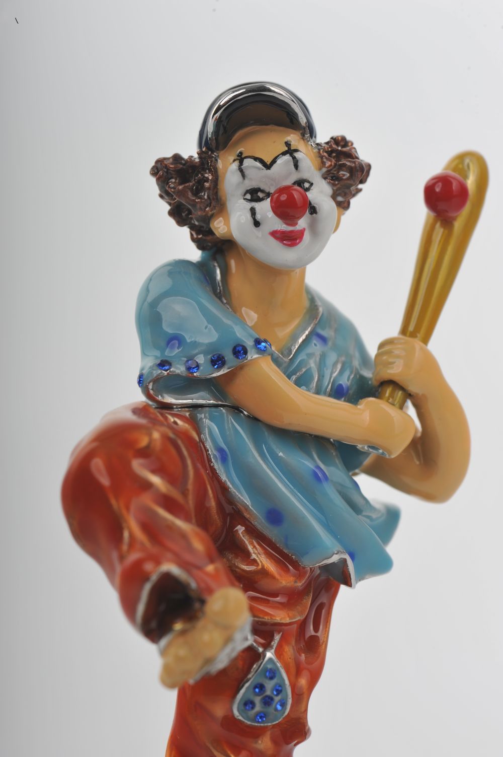 Keren Kopal Circus Clown Playing Baseball