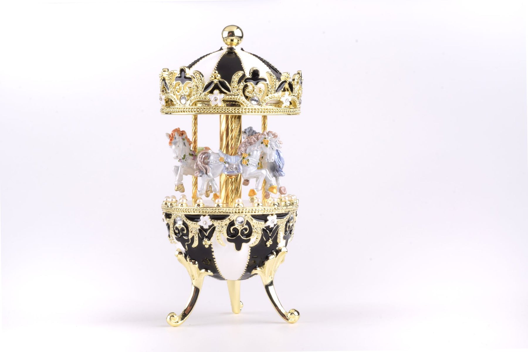 Keren Kopal Black Wind up Musical Carousel