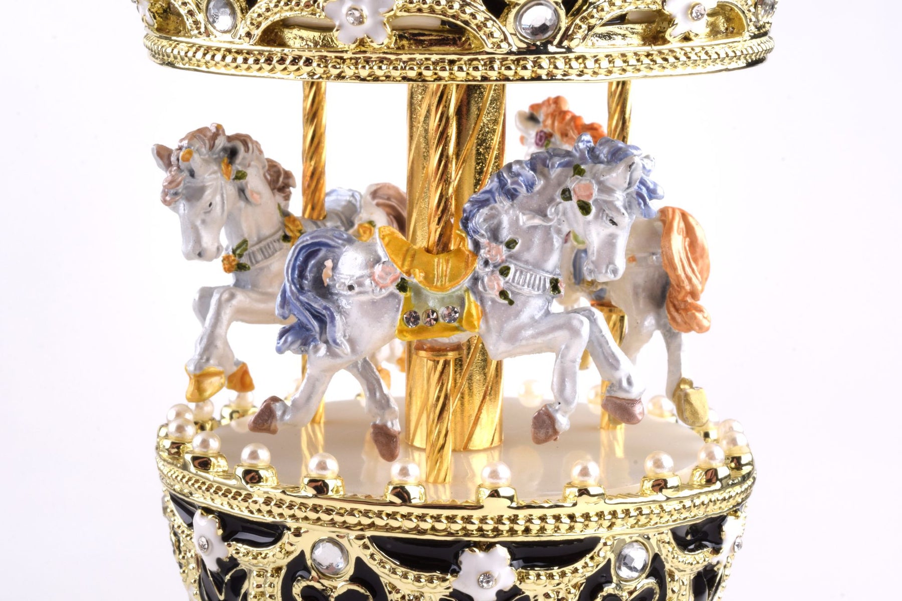 Keren Kopal Black Wind up Musical Carousel