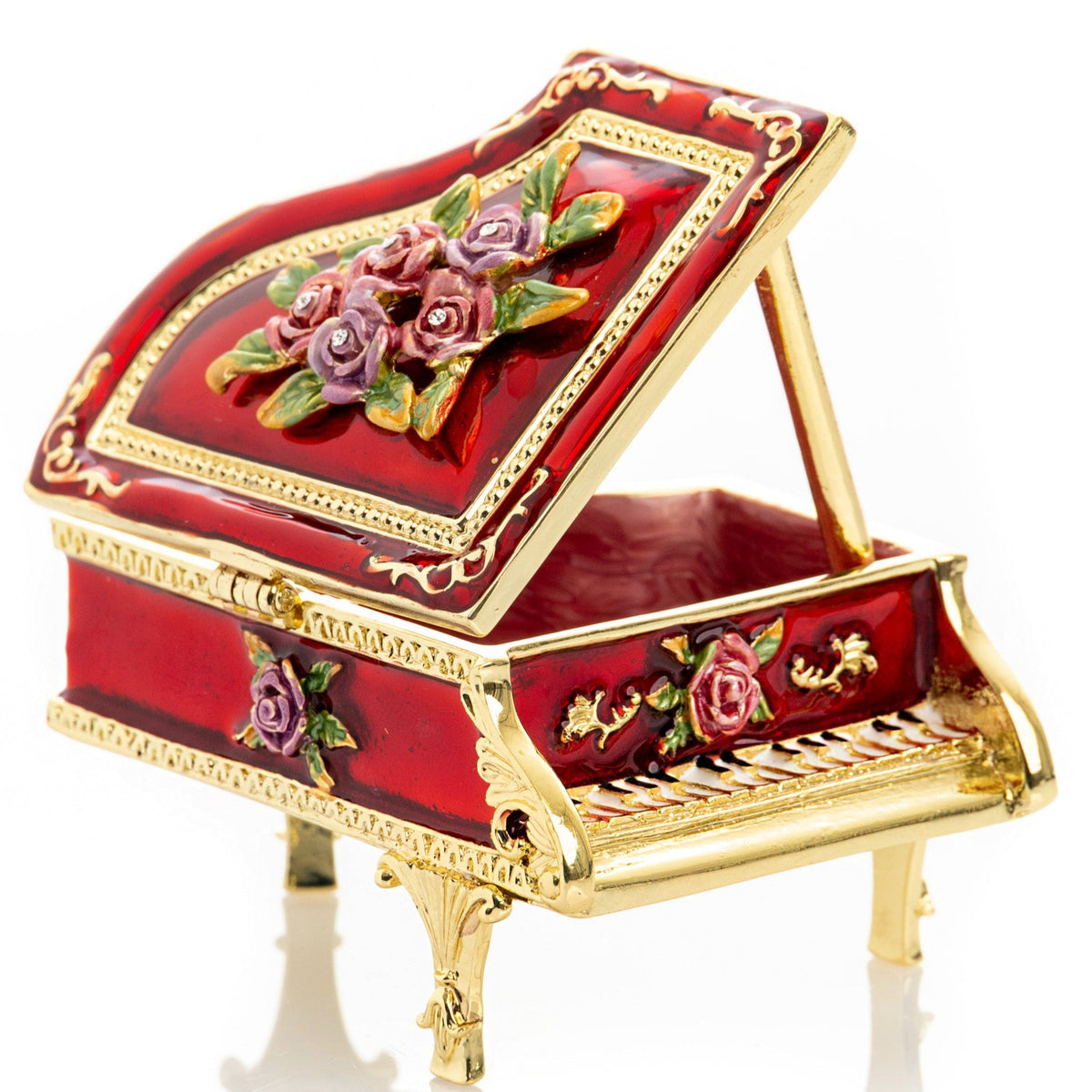 Keren Kopal Red Piano Trinket Box