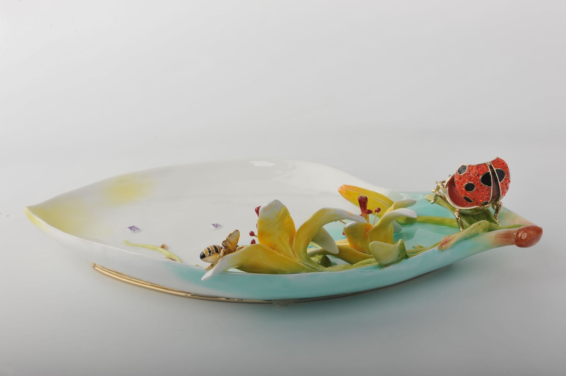 Keren Kopal Trinket Plate with Ladybug