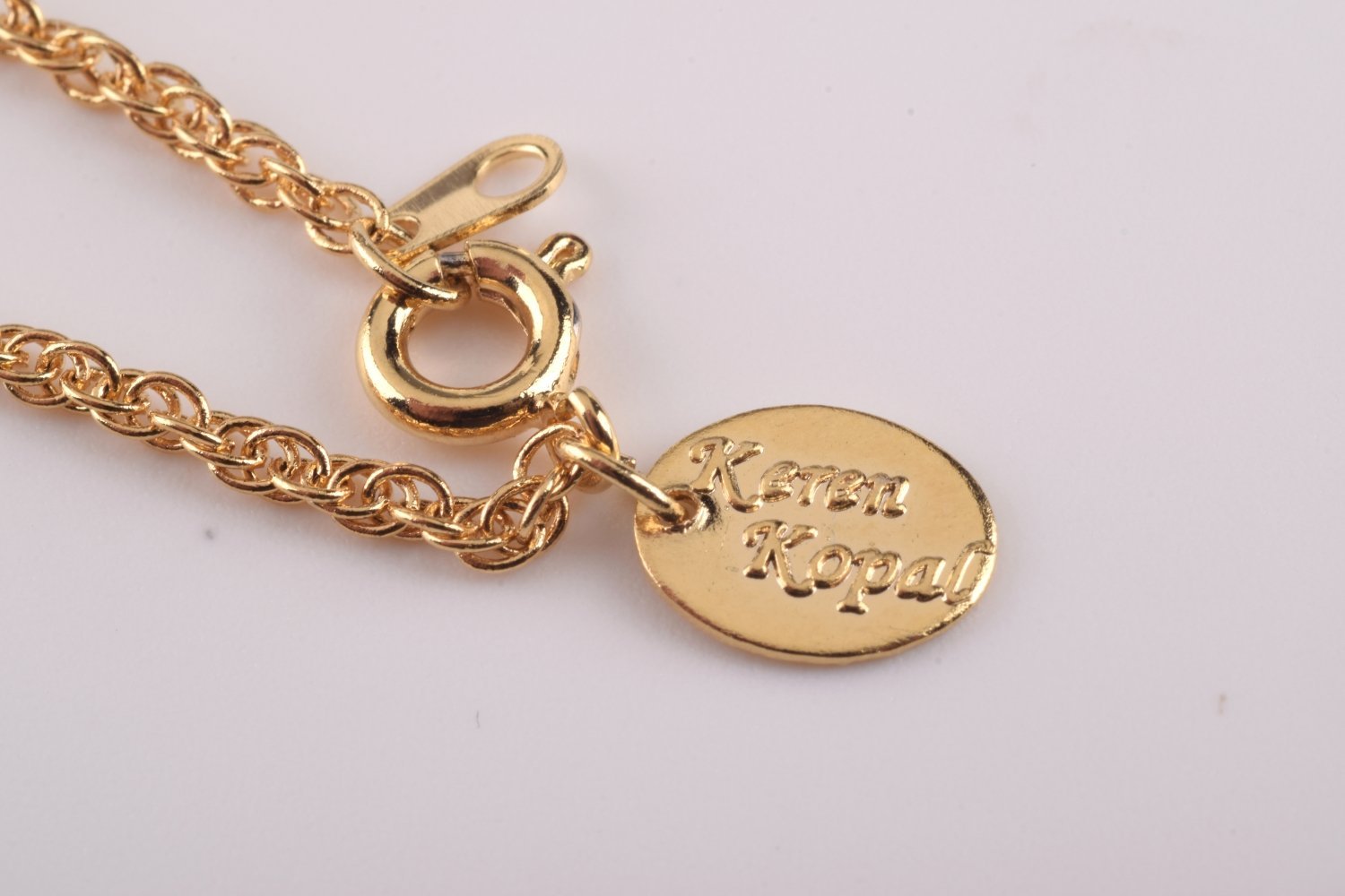 Keren Kopal White Pendant Necklace