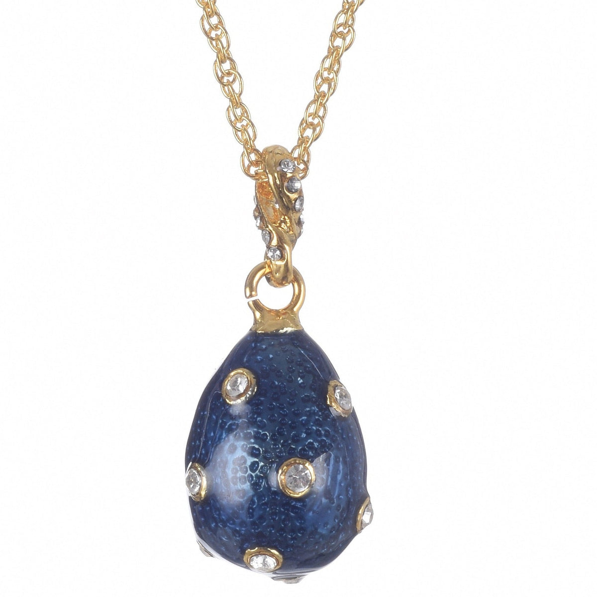 Keren Kopal Gold & Blue Egg Pendant Necklace