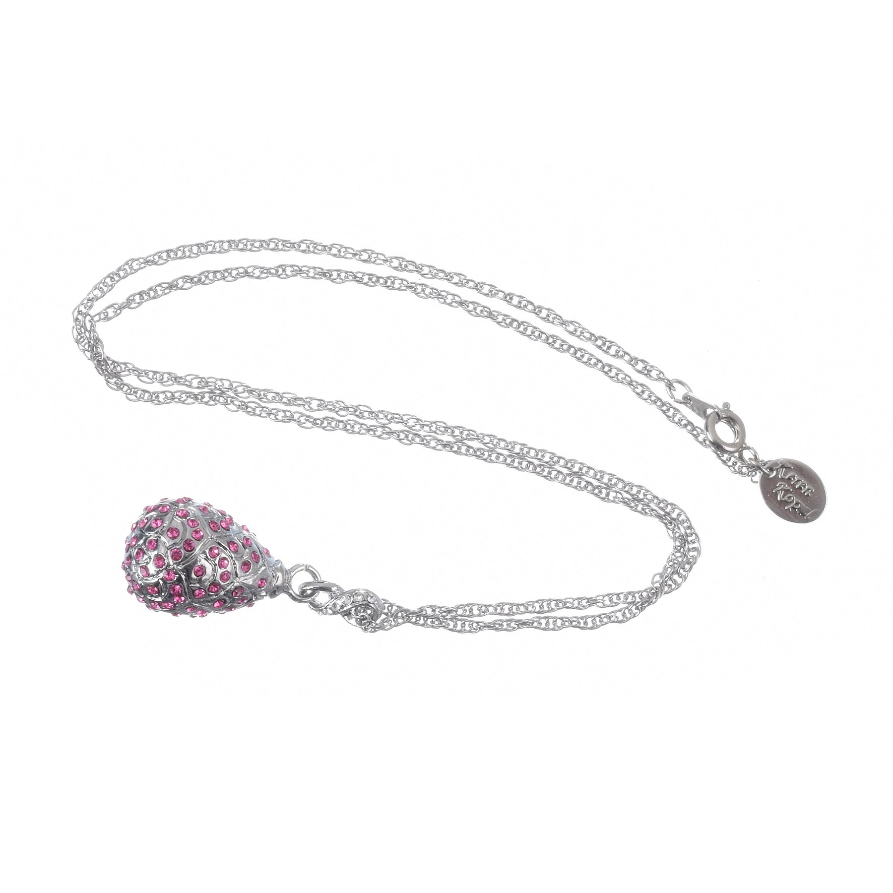 Keren Kopal Silver Egg Pendant Necklace