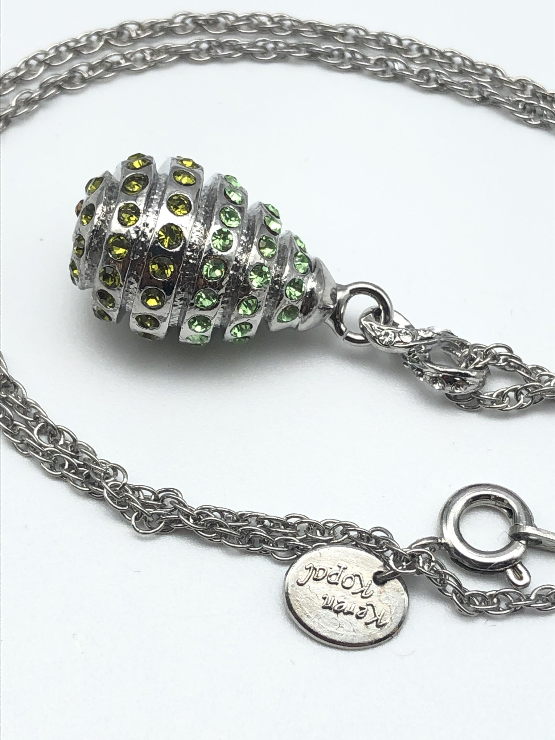 Keren Kopal Silver Egg Pendant Necklace