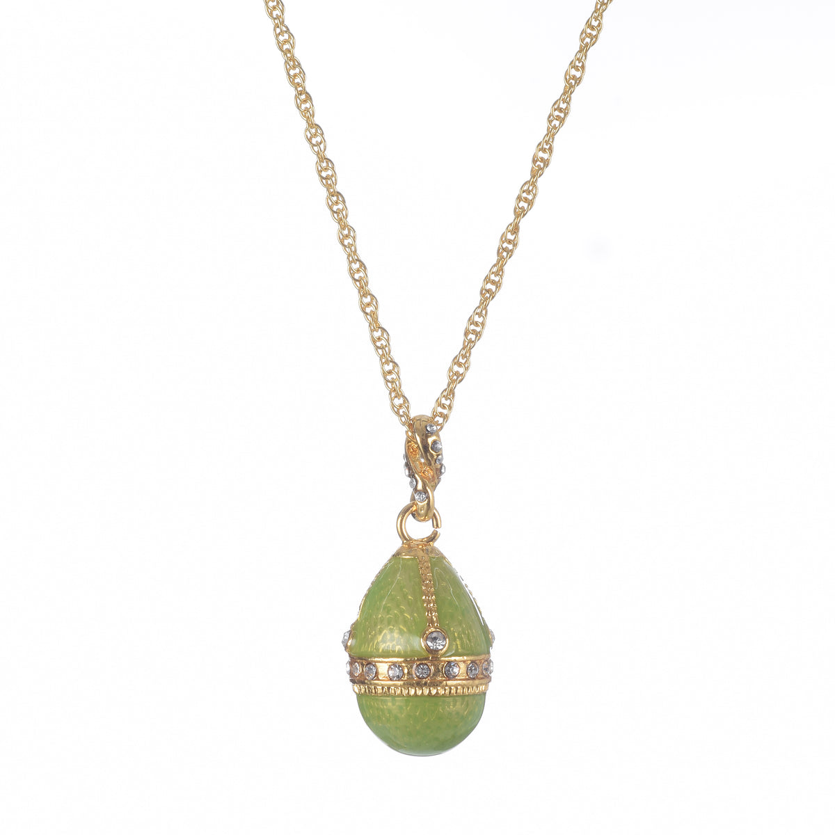 Keren Kopal Gold & Green Egg Pendant Gold Necklace