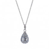 Keren Kopal Silver Egg Pendant Necklace