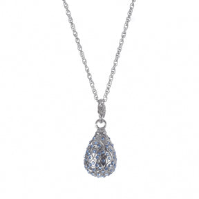 Keren Kopal Silver Egg Pendant Necklace