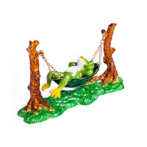 Keren Kopal Frog Relaxing on Hammock