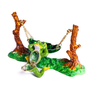 Keren Kopal Frog Relaxing on Hammock