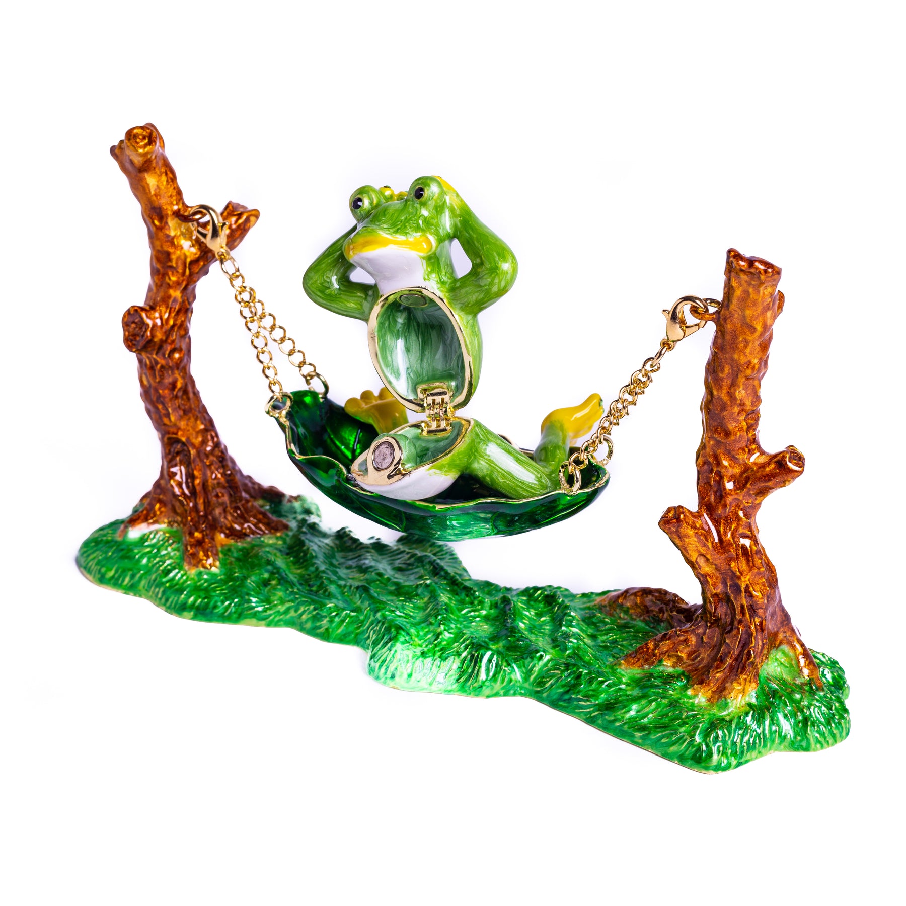 Keren Kopal Frog Relaxing on Hammock