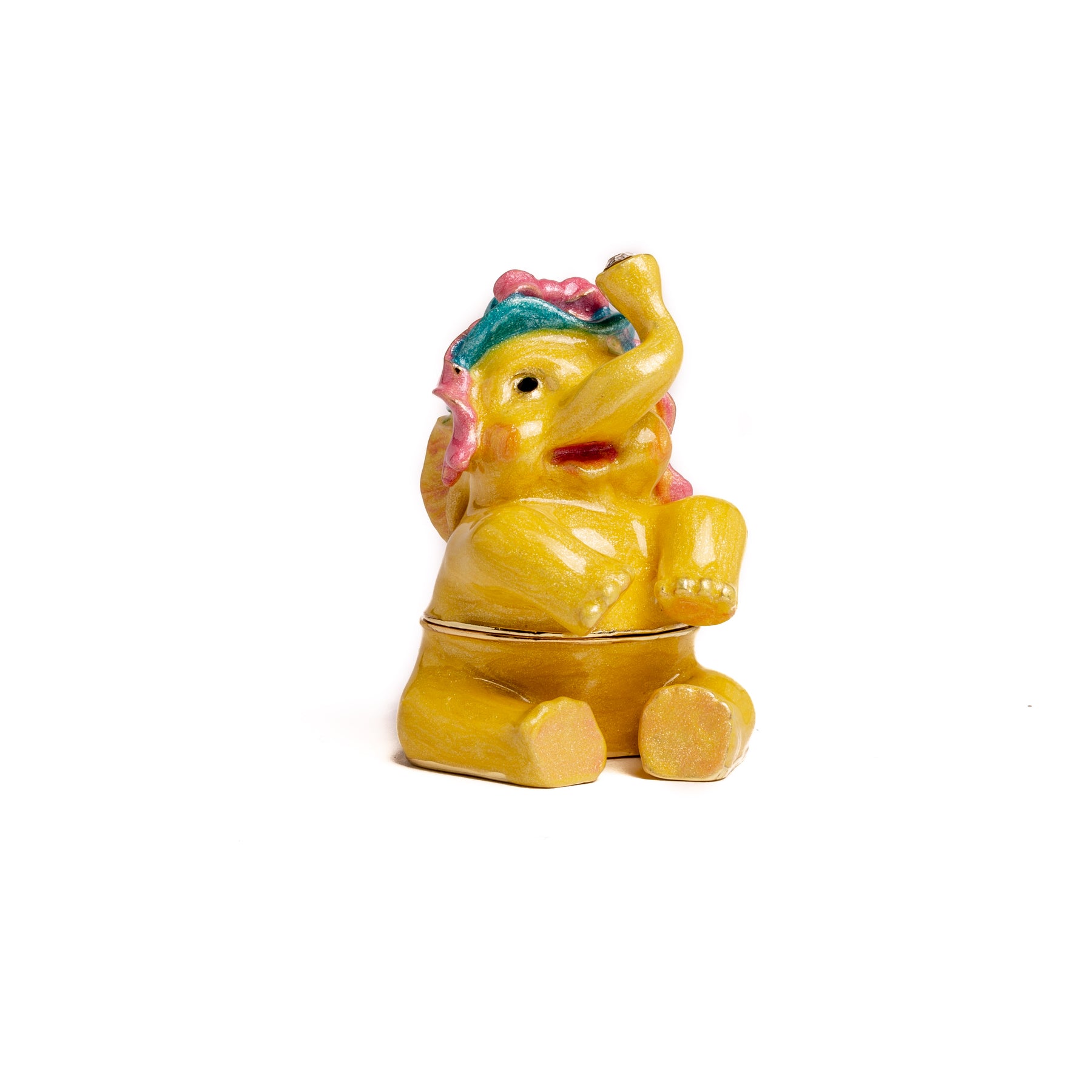 Keren Kopal Sitting Yellow Elephant