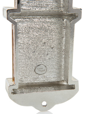 Blue Contemporary Synagogue style Mezuzah