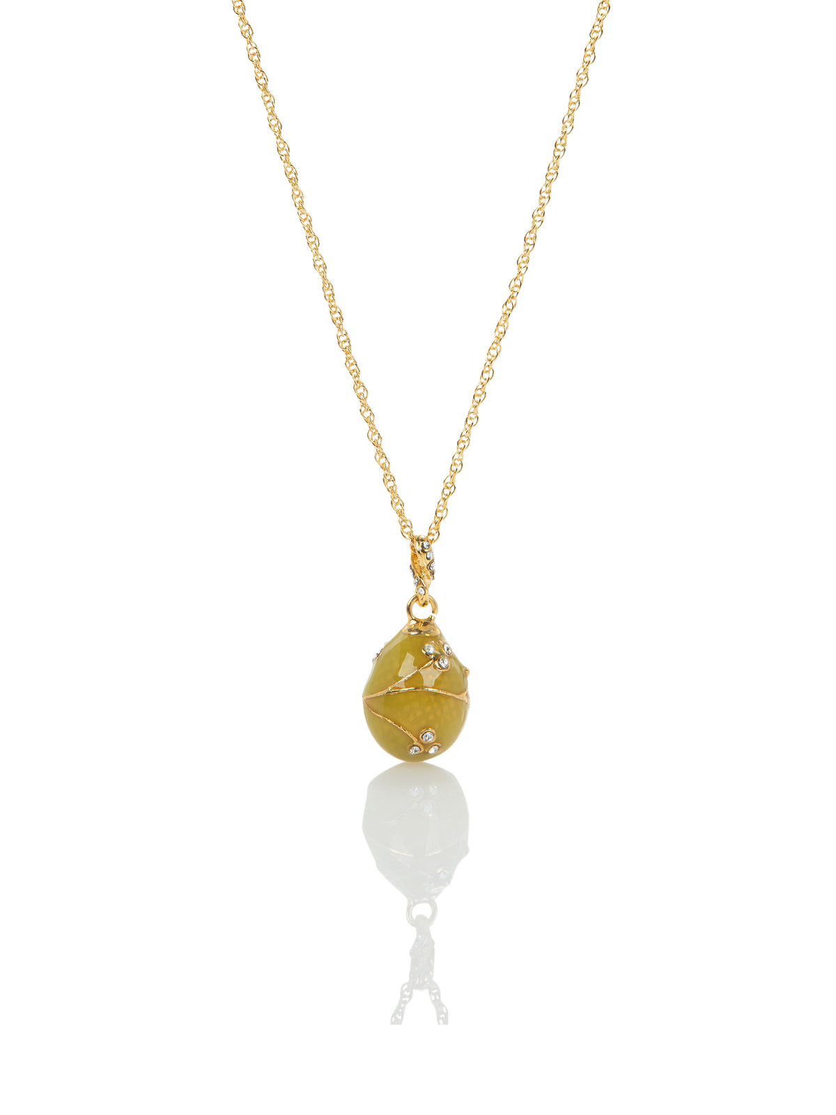 Keren Kopal Yellow Egg Pendant Gold Necklace