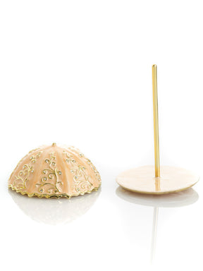 Keren Kopal Pink Umbrella Trinket Box Handmade with Swarovski Crystals