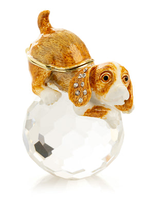 Keren Kopal Brown Puppy on Crystal