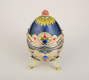Keren Kopal Blue Colorful Russian Egg