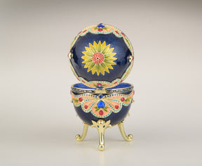 Keren Kopal Blue Colorful Russian Egg
