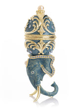 Keren Kopal Unique Easter Egg Elephant Pedestal