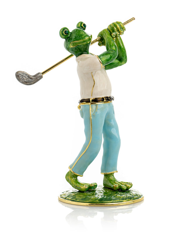 Frog Playing Golf