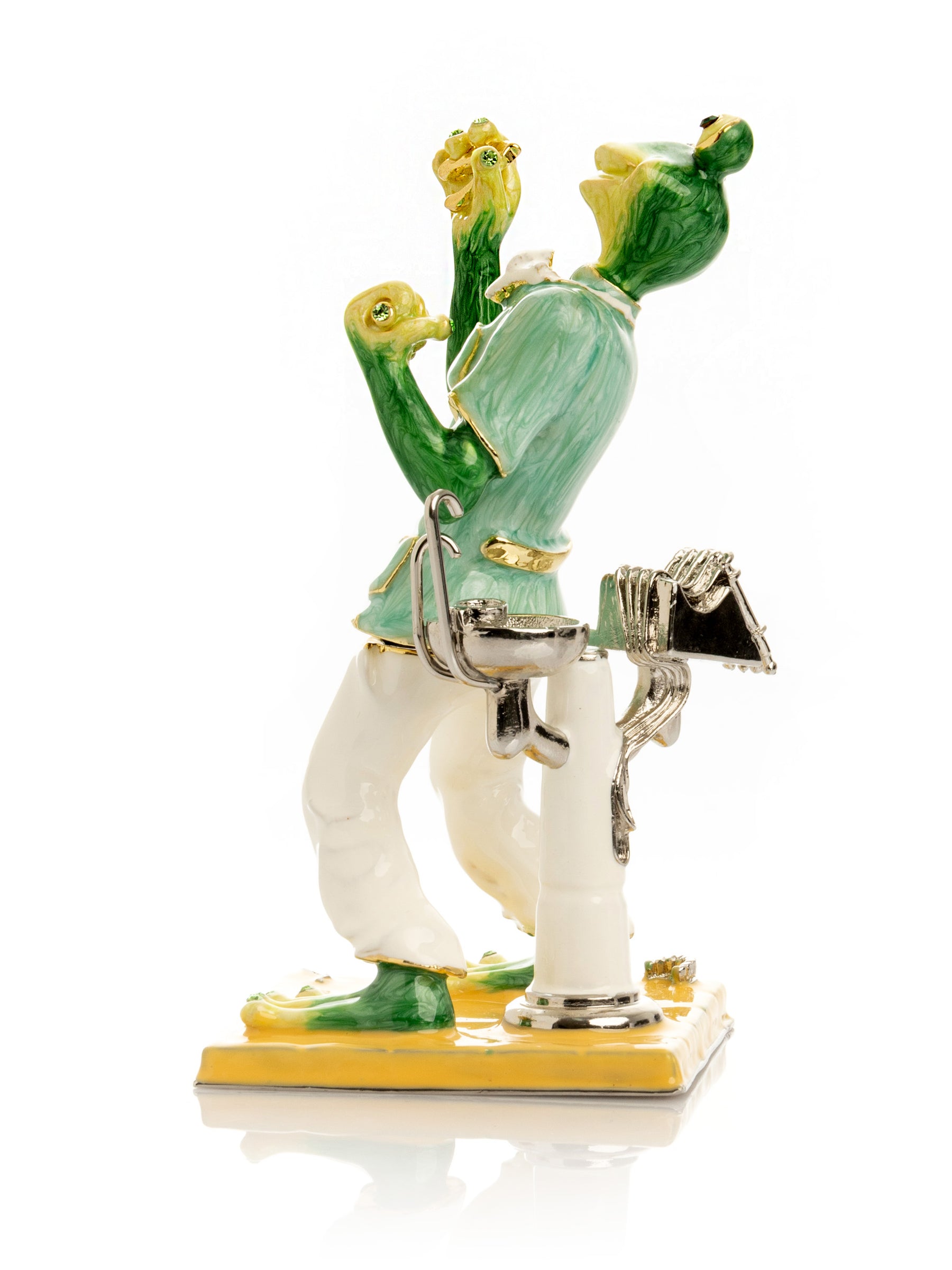 Keren Kopal Green Dentist Frog Trinket Box