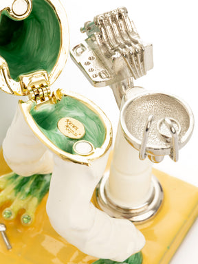 Keren Kopal Green Dentist Frog Trinket Box