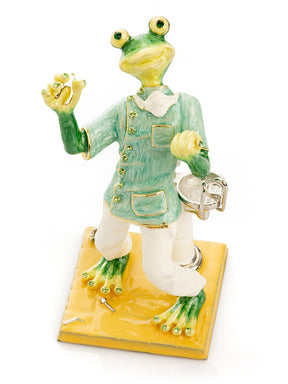 Keren Kopal Green Dentist Frog Trinket Box
