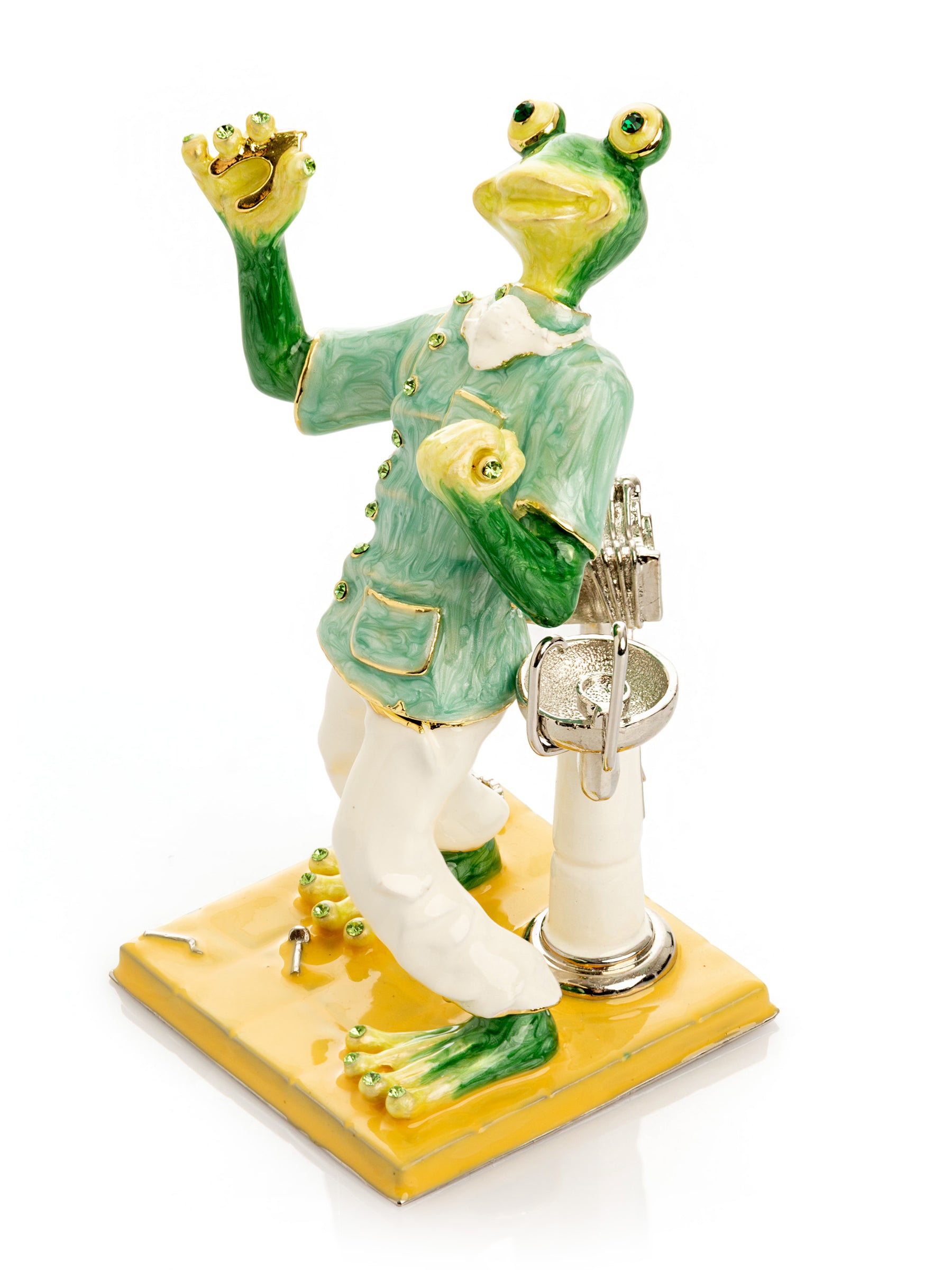 Keren Kopal Green Dentist Frog Trinket Box