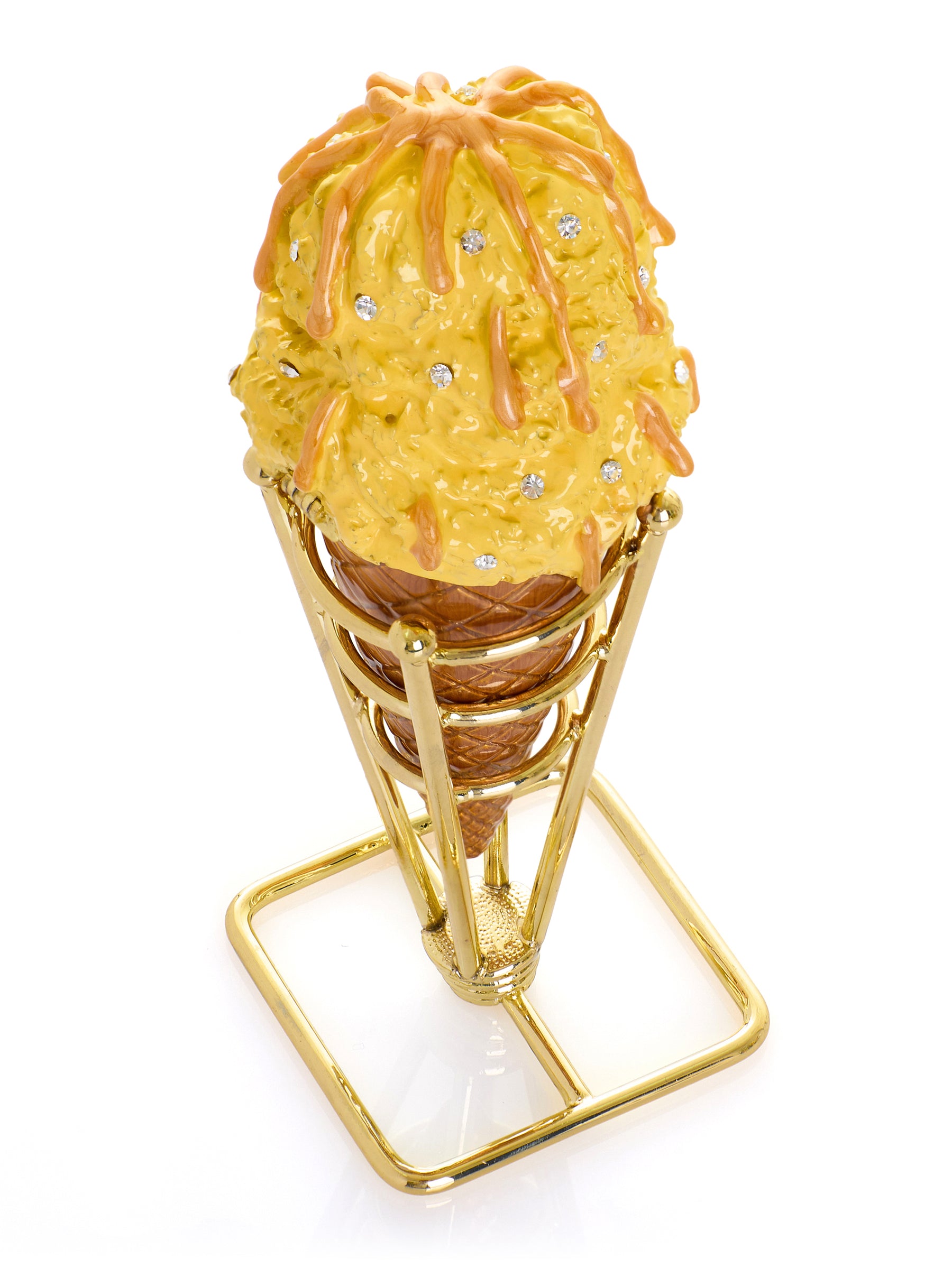 Spécial Été Boîte à bijoux Cornet de Glace Caramel Salé Vanille