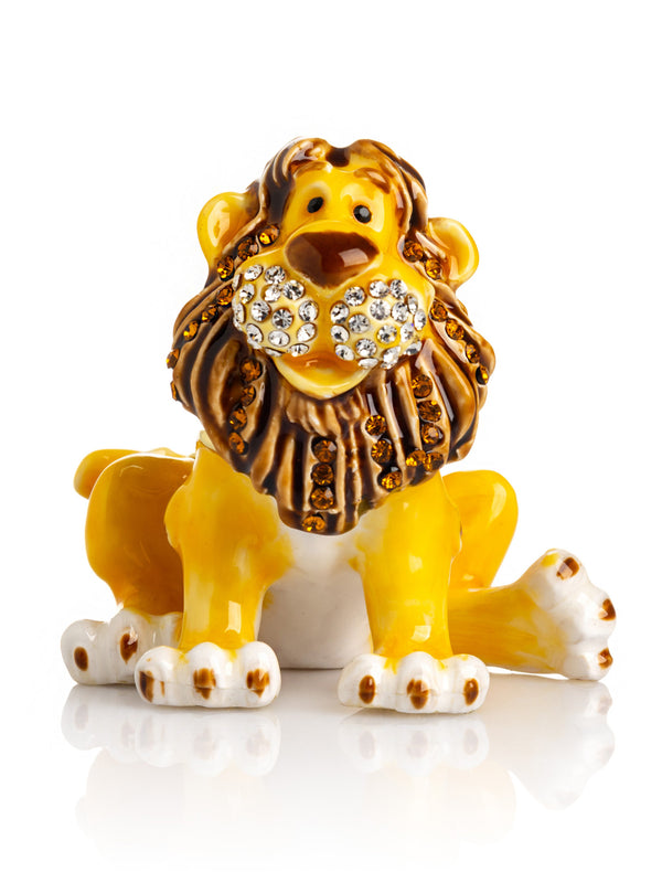 Cute Lion Trinket Box