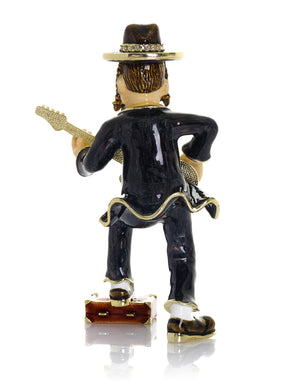 Keren Kopal Guitar Music Player Trinket Box