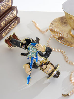 Keren Kopal Guitar Music Player Trinket Box