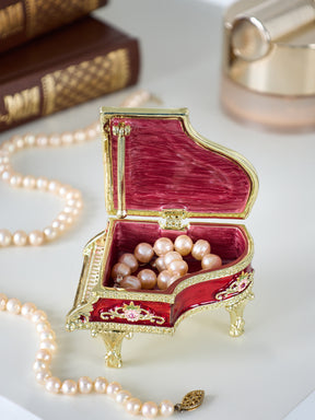 Red Piano Trinket Box