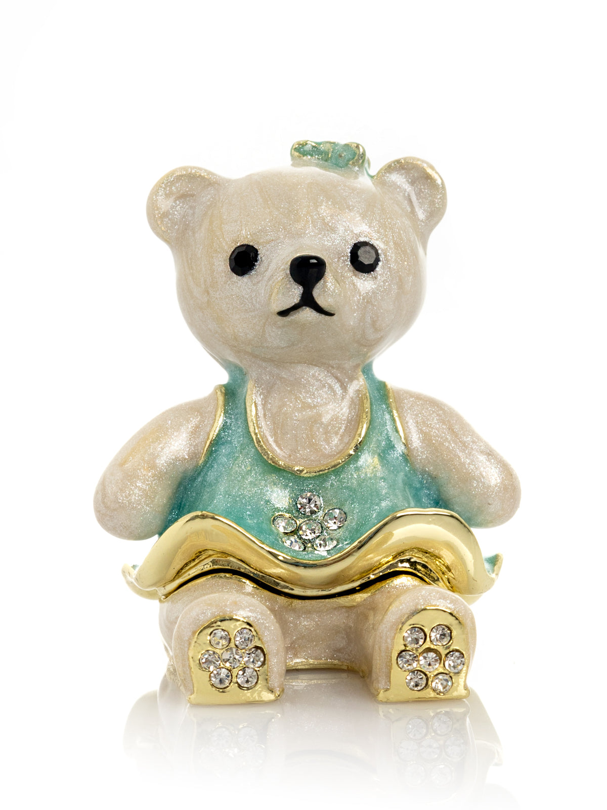 Keren Kopal Teddy Bear with Turquoise Dress