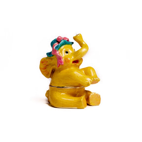 Keren Kopal Sitting Yellow Elephant