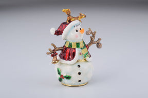 Keren Kopal Christmas Snowman with a Squirrel on His Head  66.00