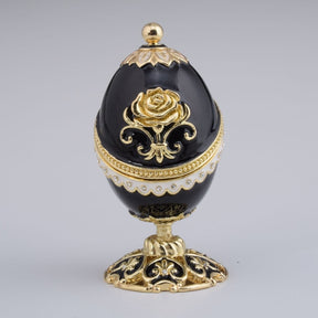 Keren Kopal Golden Black Royal Faberge Egg  86.50