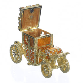 Golden Carriage Trinket Box  Keren Kopal