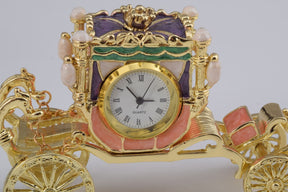 Keren Kopal Golden Carriage with a Clock  75.50