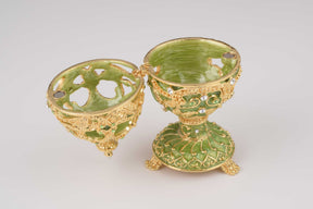 Keren Kopal Green & Gold Faberge Egg  38.00