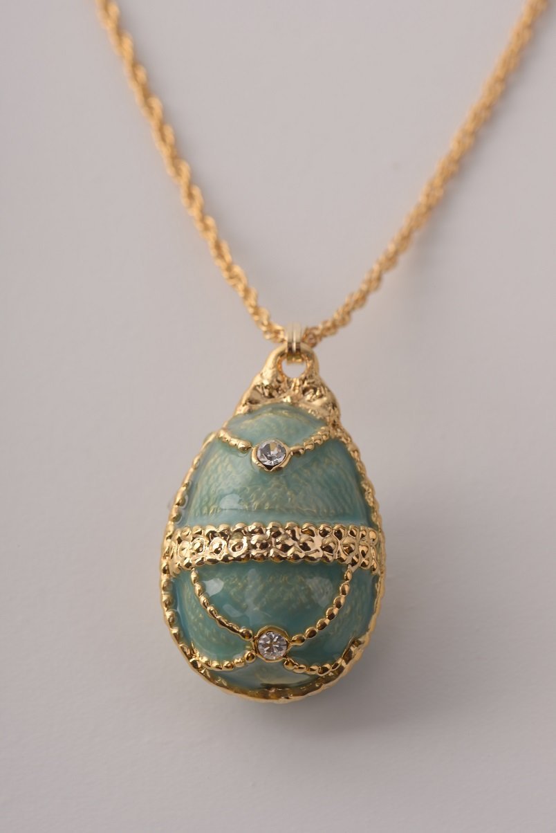 Keren Kopal Light Blue Egg Pendant Necklace Pendant 37.00