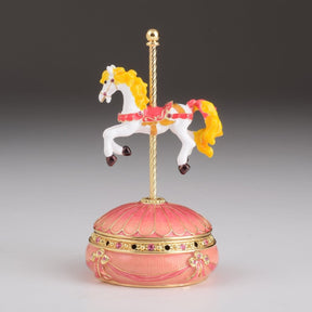 Keren Kopal Pink Wind up Musical Carousel  86.50