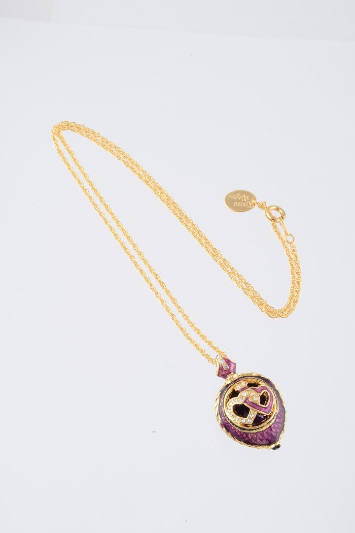 Keren Kopal Purple Love Egg Pendant Necklace  39.00