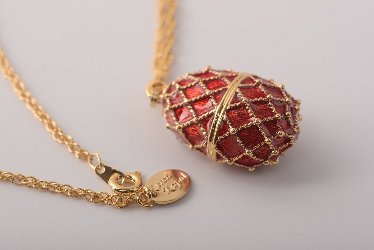 Keren Kopal Red Egg Pendant Necklace  39.00