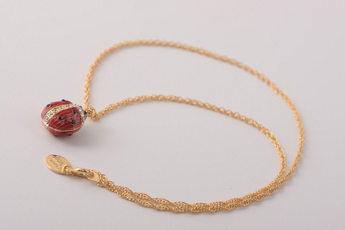 Keren Kopal Red Ladybug Pendant Necklace  37.00